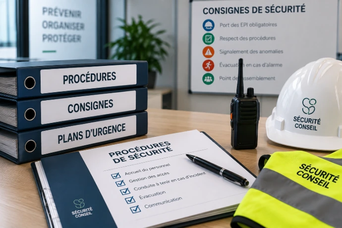 Préparation d’un dispositif de sûreté et de sécurité