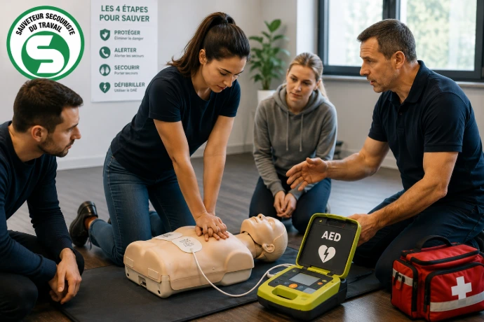 Formation MAC SST avec mise en situation de premiers secours
