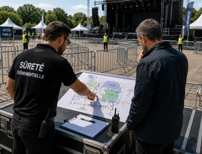 Préparation d’un dispositif de sûreté et sécurité événementielle