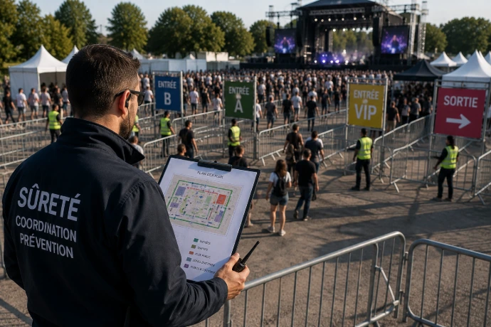 Organisation et coordination de la sécurité d’un événement