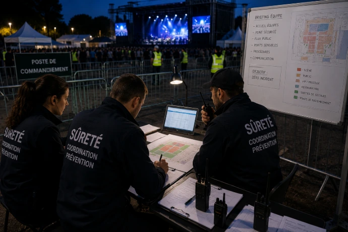 Supervision d’un dispositif de sécurité événementielle