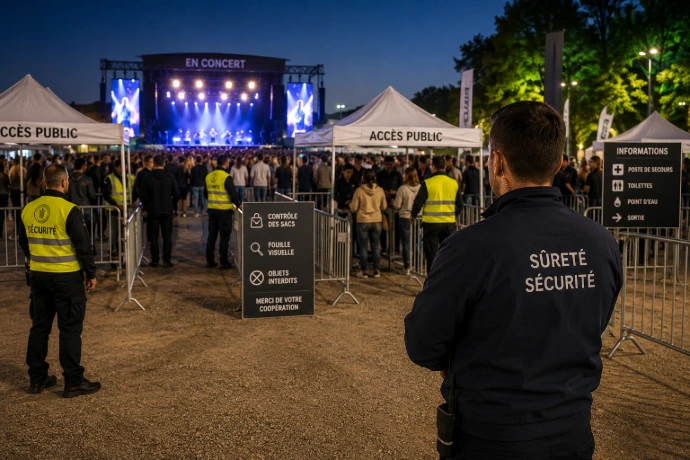 Dispositif de sécurité lors d’un événement