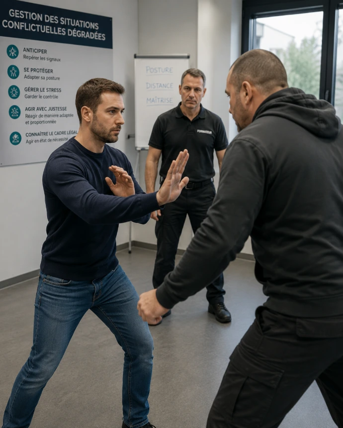 Formation à la gestion des situations conflictuelles dégradées